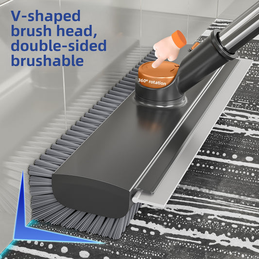 Household Hard-Bristled Floor Cleaning Brush