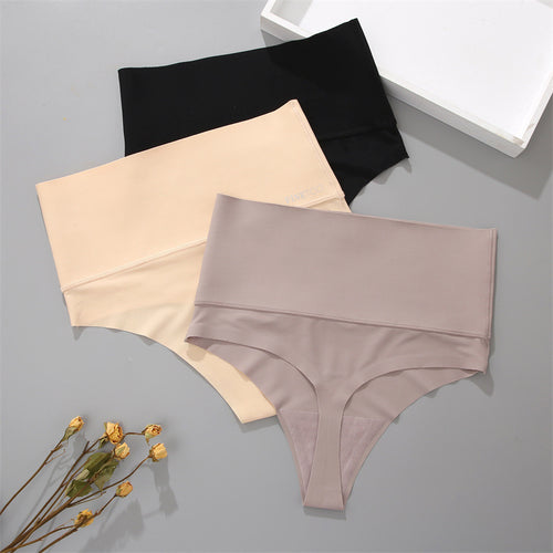 Seamless Tummy Control High-Waist Thong WOMAN